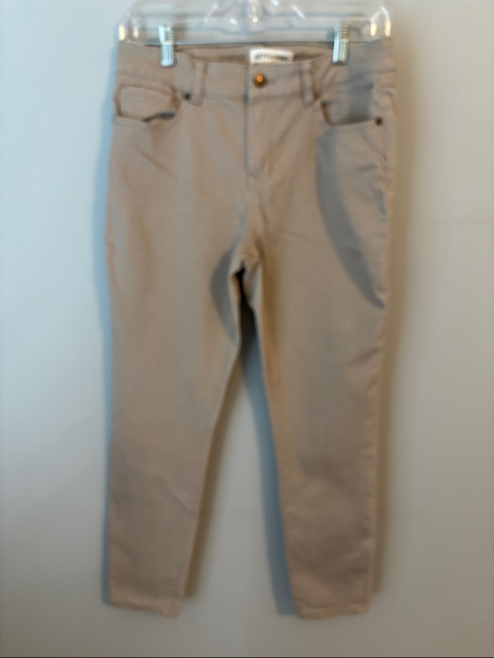 Artisan Ny Skinny Jeans in Beige/Tan